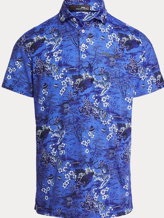 Ralph Lauren Polo Golf Other - 👕BNWT👕 RLX Ralph Lauren Golf Polo in blue floral tiger print